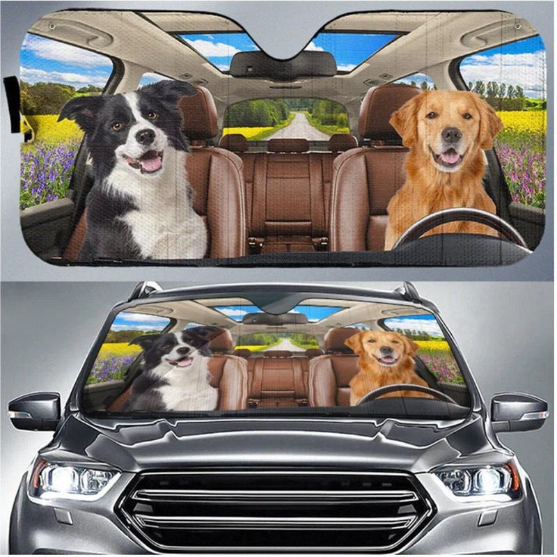 Custom pet photo car windshield sunshade